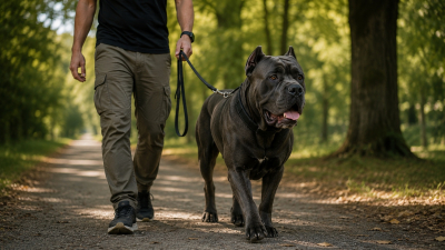 Volver a la rutina con un Cane Corso después de las vacaciones