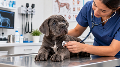 Revisiones veterinarias importantes de tu Cane Corso durante el primer año de vida