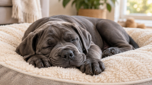 La importancia del sueño en el desarrollo de un cachorro de Cane Corso