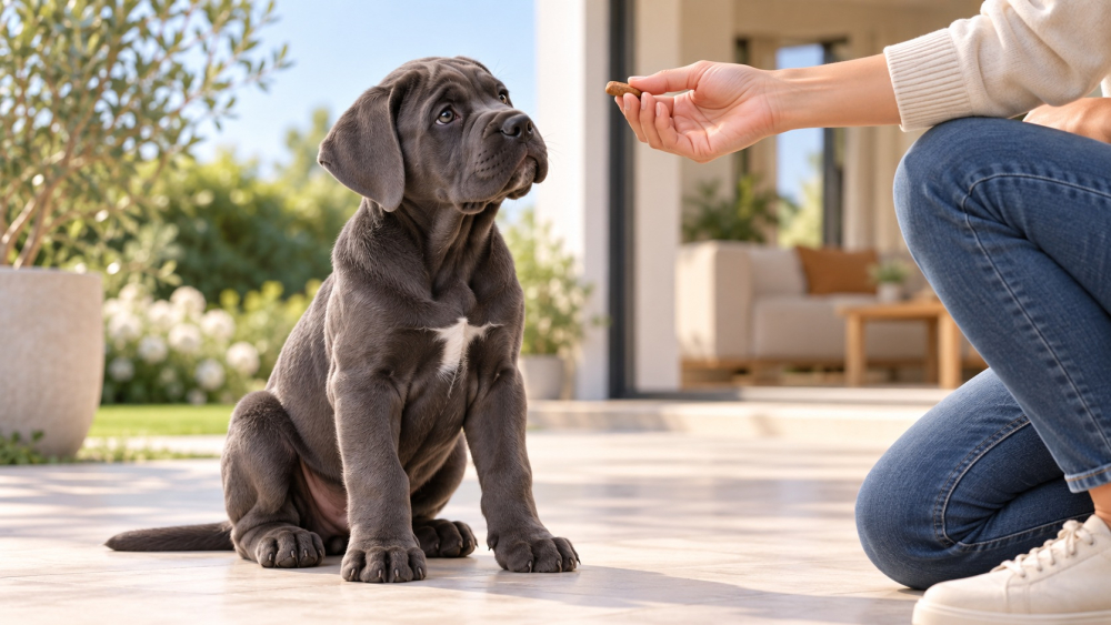 Errores frecuentes al educar a un cachorro de Cane Corso