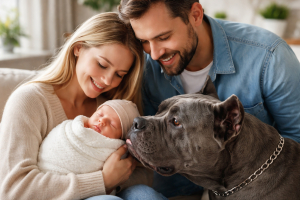 C&oacute;mo Preparar a tu Cane Corso para la llegada de un beb&eacute; a la familia