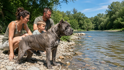 Tu Cane Corso y el r&iacute;o. Precauciones antes de dejar que se ba&ntilde;e