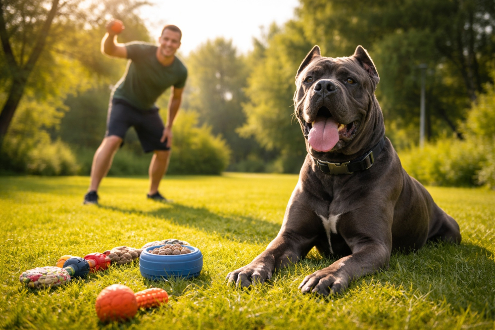 Rutina diaria ideal para un Cane Corso feliz