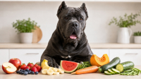 ¿Qué frutas y verduras puede comer tu Cane Corso?