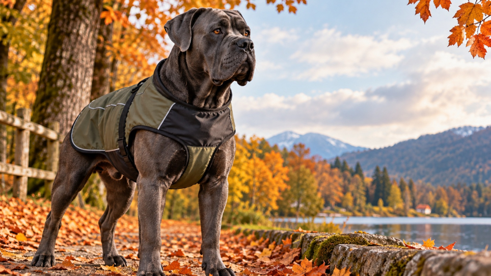 ¿Necesita tu Cane Corso un abrigo en otoño?