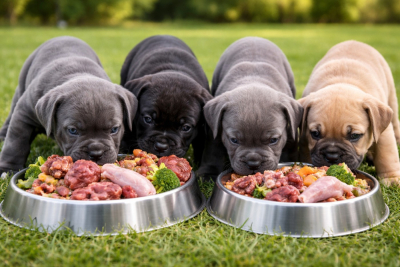 Como alimentar a un cachorro de Cane Corso