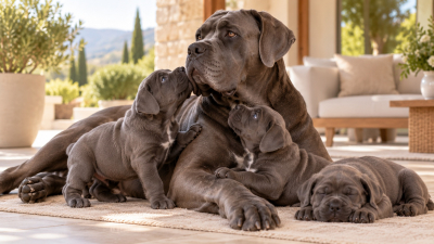 ¿Por qué la madre de una camada de Cane Corso es tan importante?