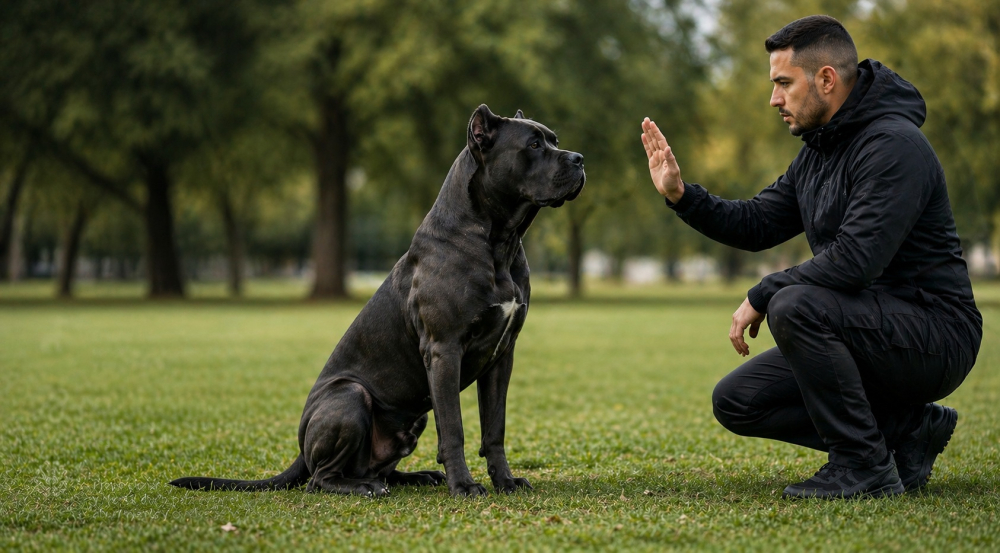 C&oacute;mo adiestrar a un Cane Corso. Disciplina en una raza de gran car&aacute;cter